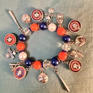 Houston Astros Charm Bracelet